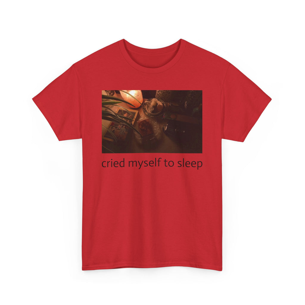 T-Shirt — 'cried myself to sleep' Photographic Graphic Tee