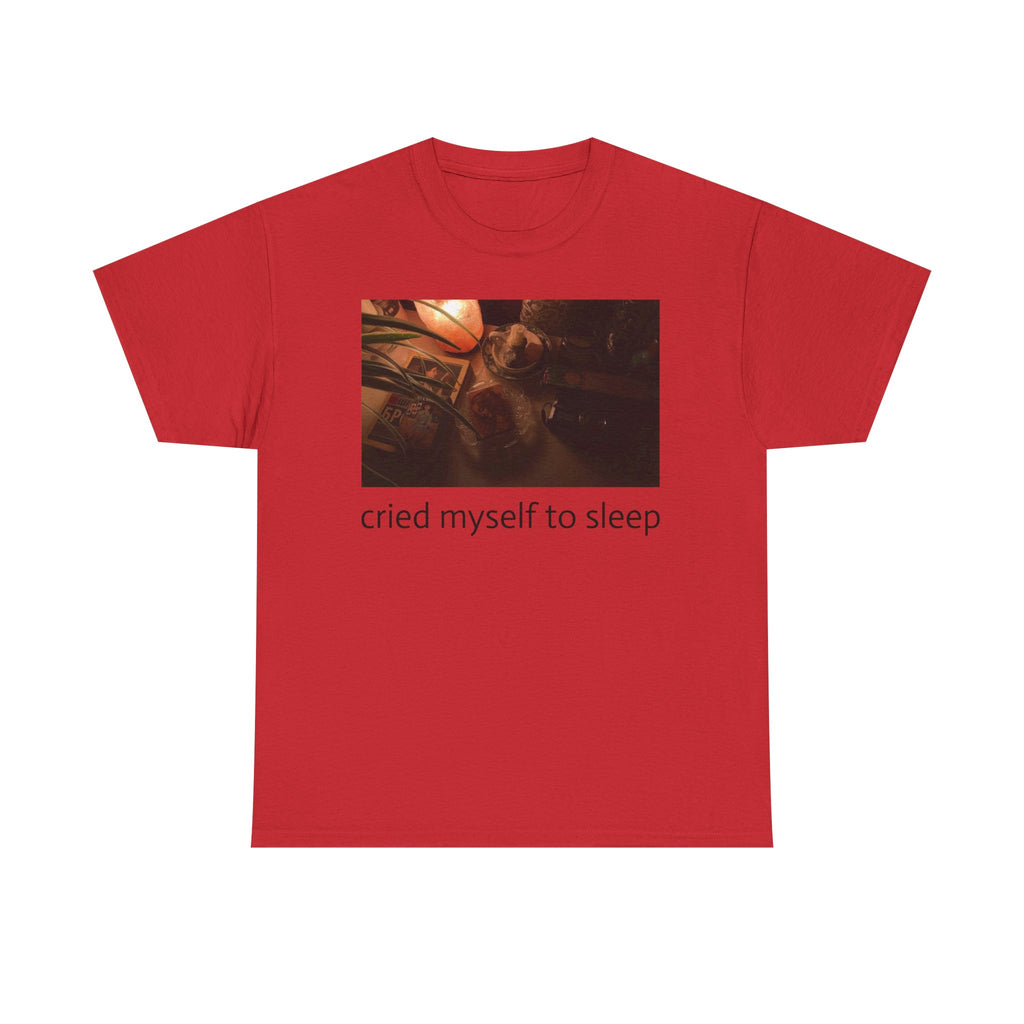 T-Shirt — 'cried myself to sleep' Photographic Graphic Tee