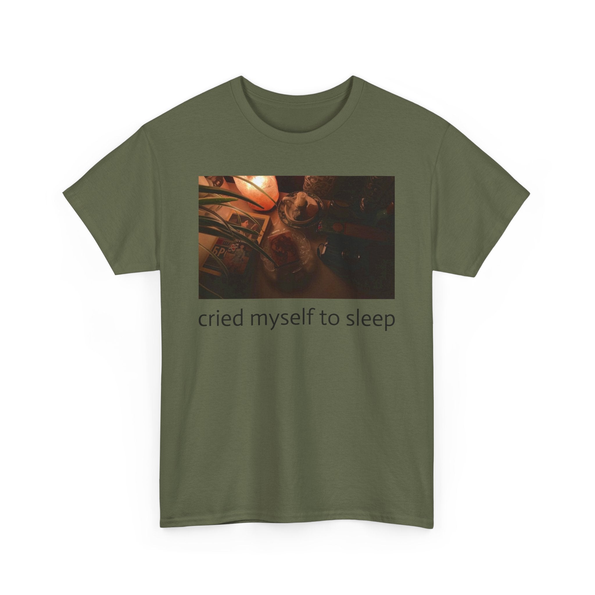 T-Shirt — 'cried myself to sleep' Photographic Graphic Tee