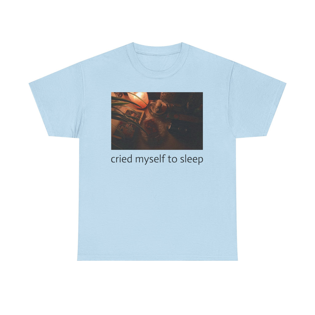 T-Shirt — 'cried myself to sleep' Photographic Graphic Tee