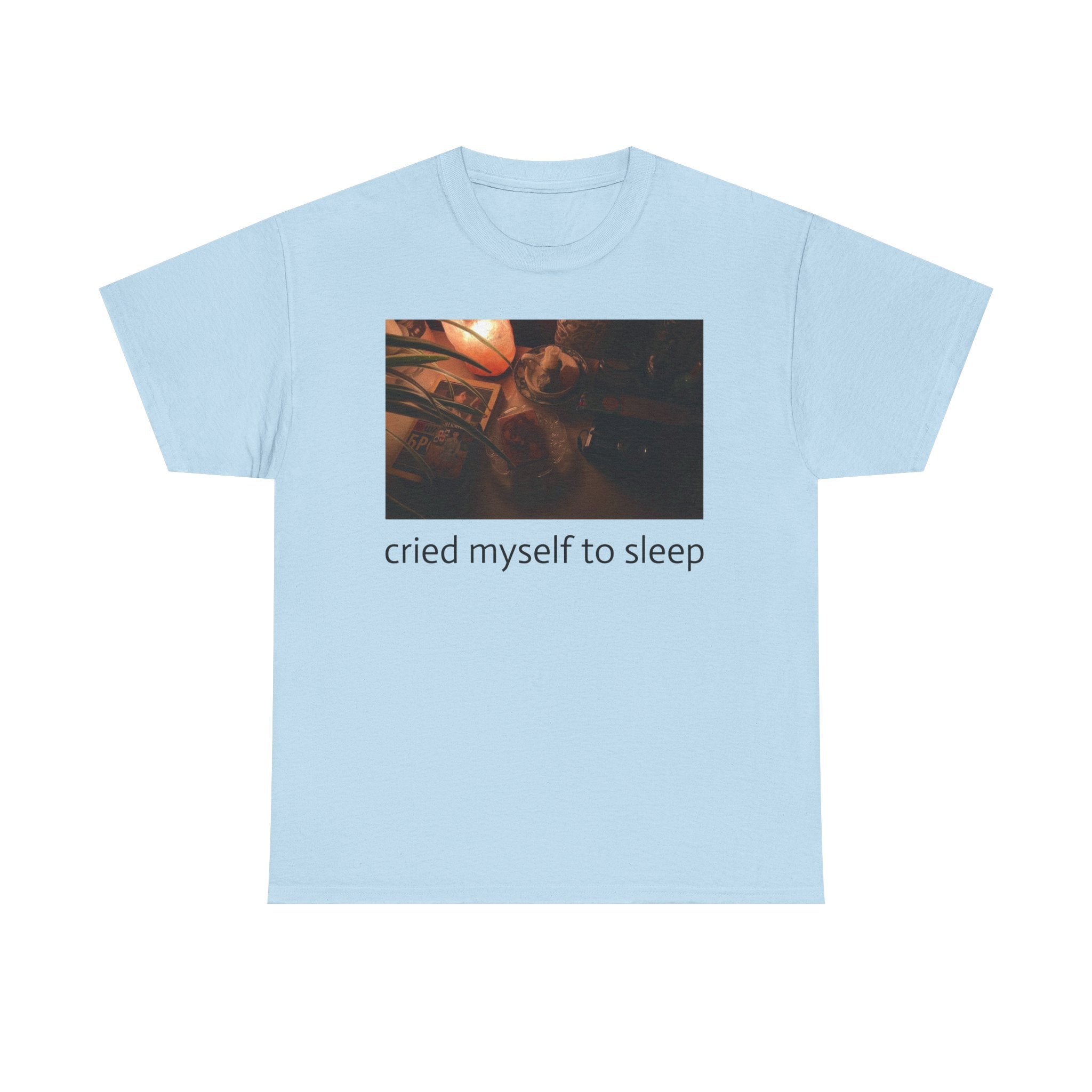 T-Shirt — 'cried myself to sleep' Photographic Graphic Tee