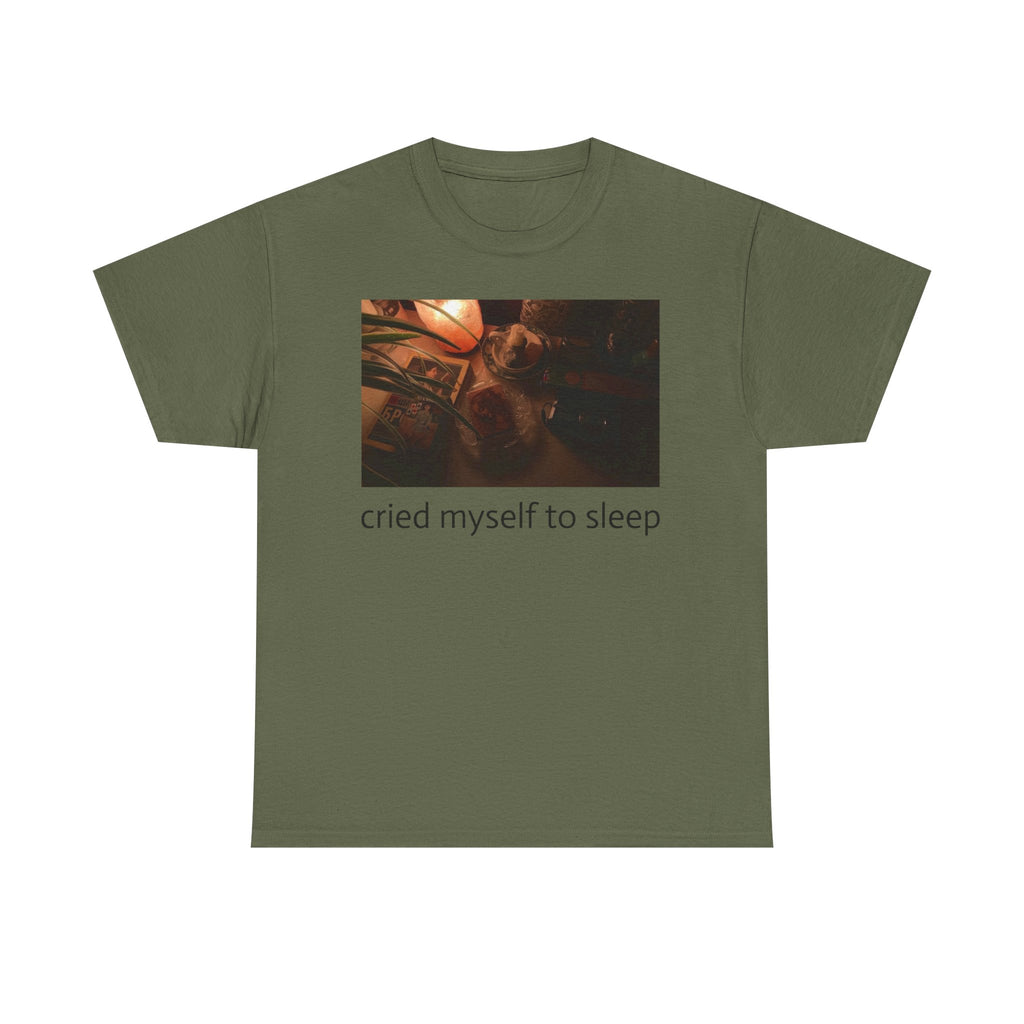 T-Shirt — 'cried myself to sleep' Photographic Graphic Tee