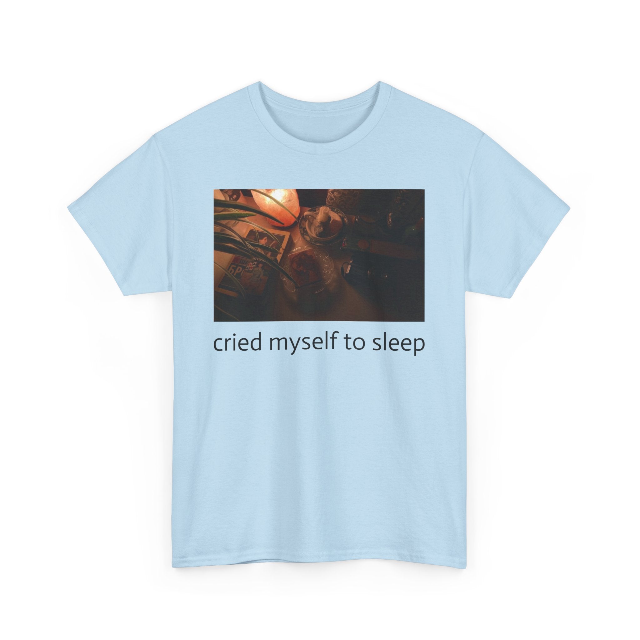 T-Shirt — 'cried myself to sleep' Photographic Graphic Tee