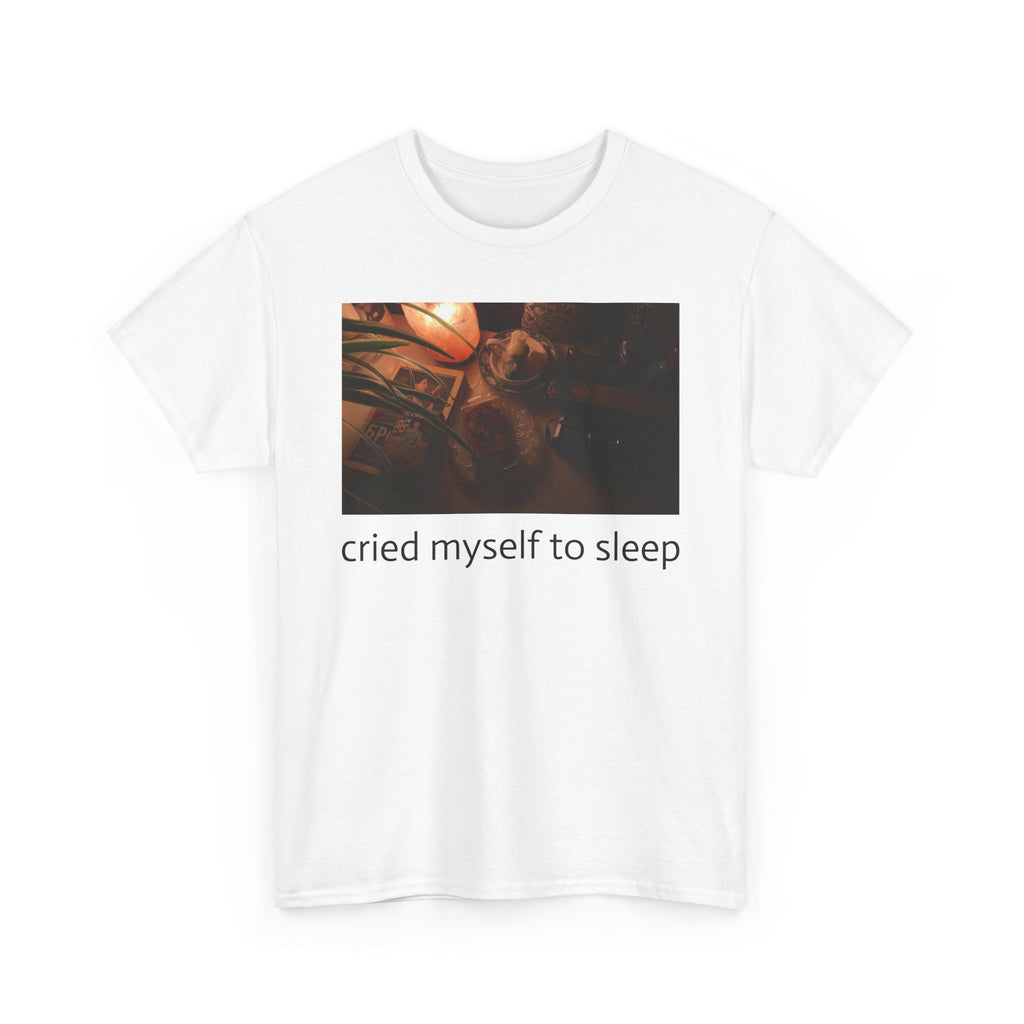 T-Shirt — 'cried myself to sleep' Photographic Graphic Tee