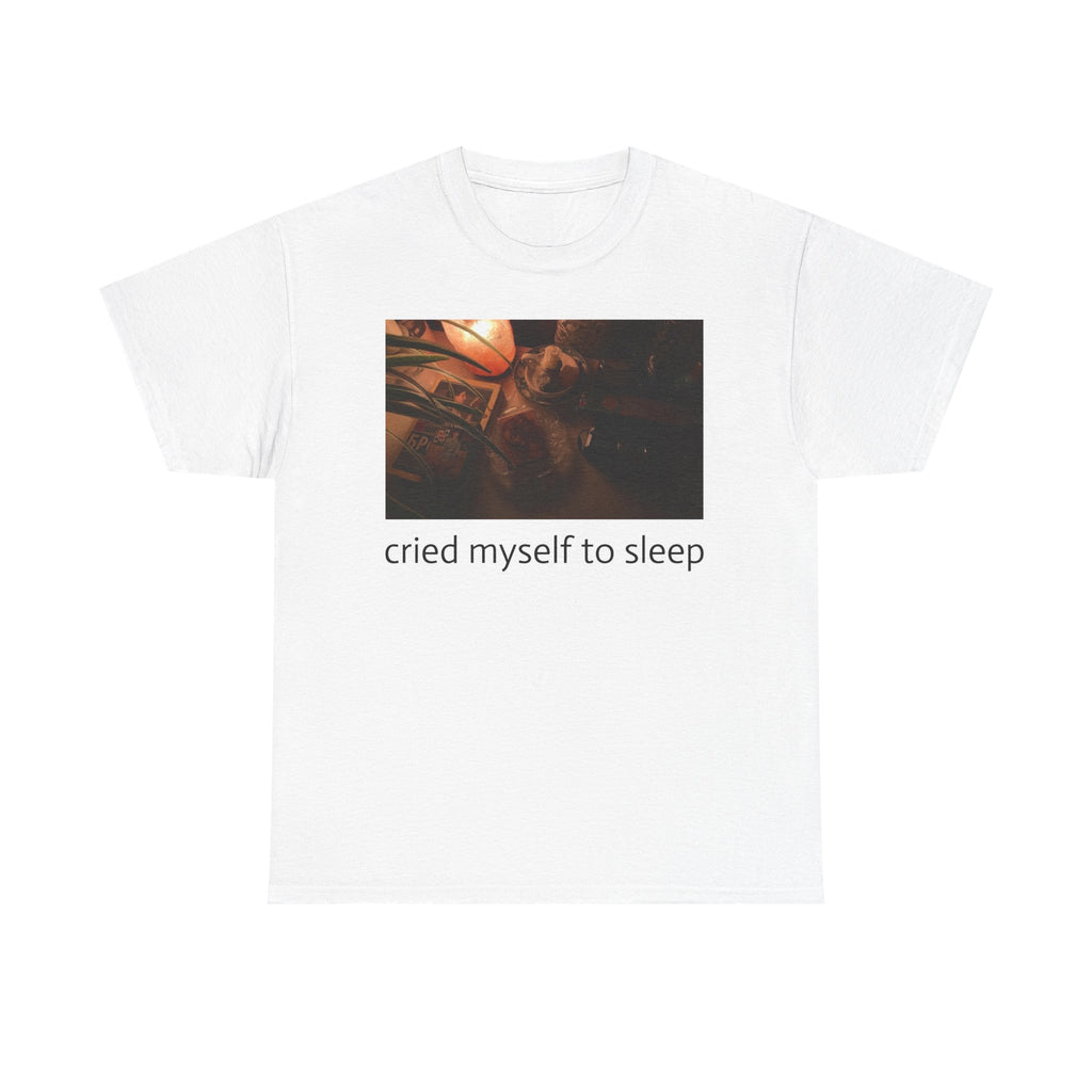 T-Shirt — 'cried myself to sleep' Photographic Graphic Tee