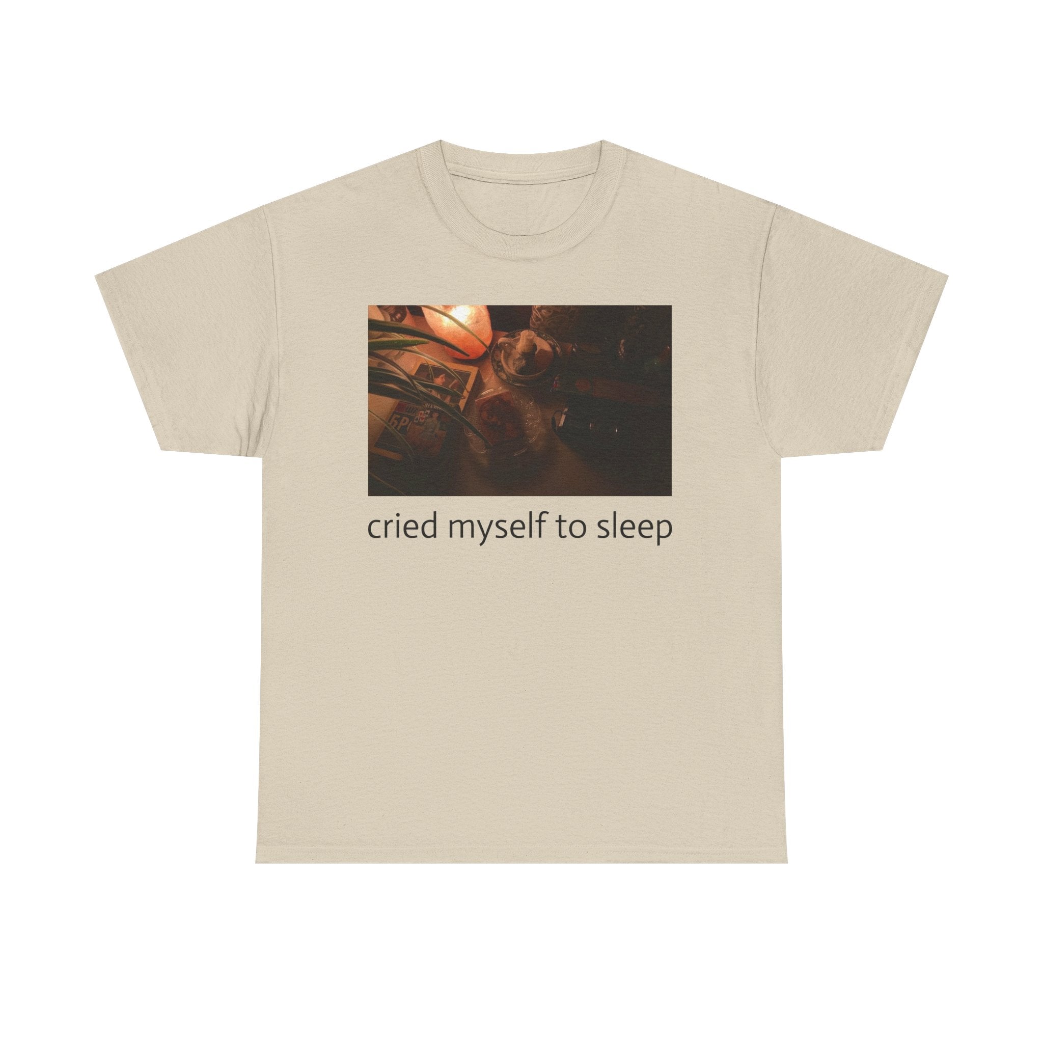 T-Shirt — 'cried myself to sleep' Photographic Graphic Tee