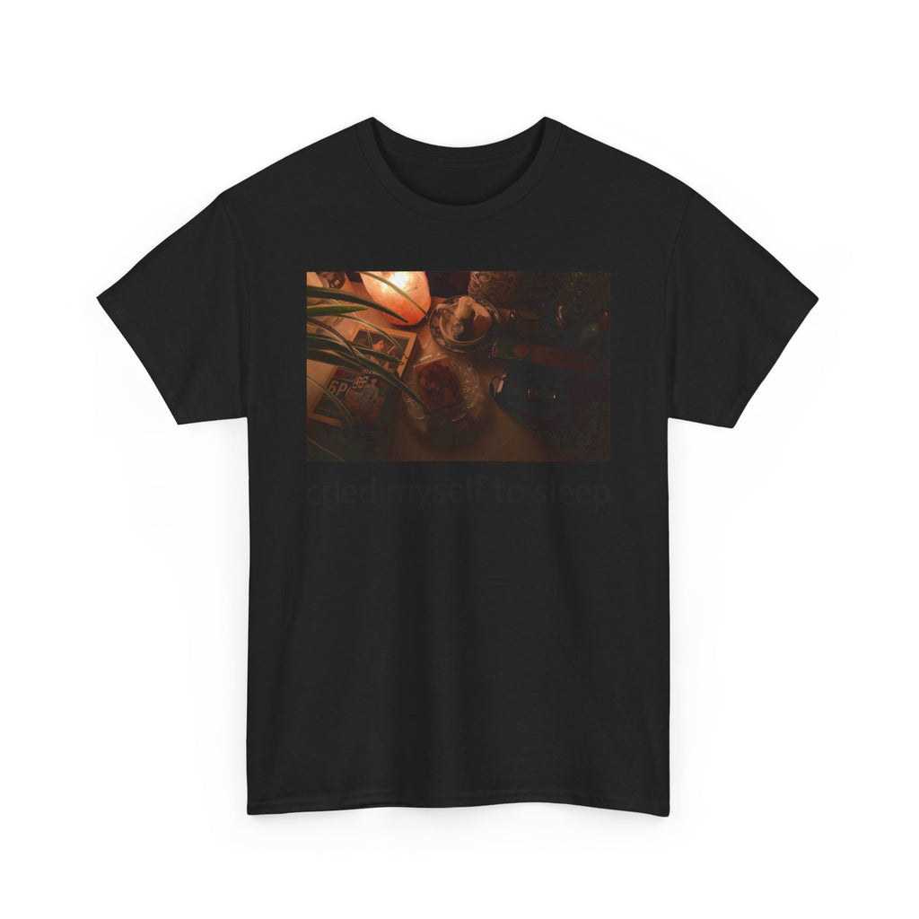 T-Shirt — 'cried myself to sleep' Photographic Graphic Tee